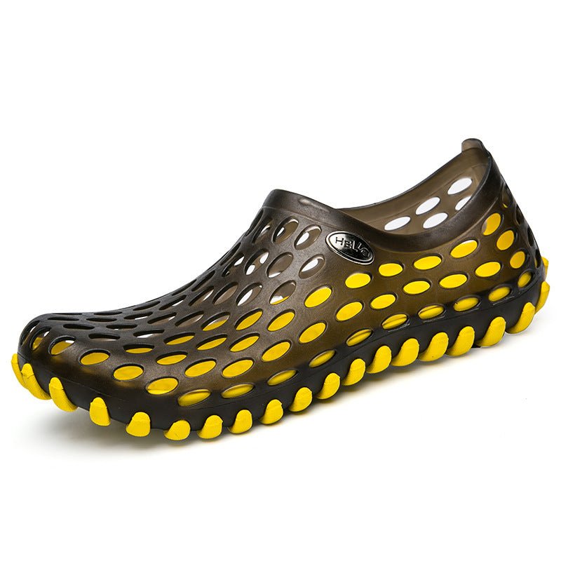 Coastal Bliss Beach Shoes Black And Yellow Beachwear Australia